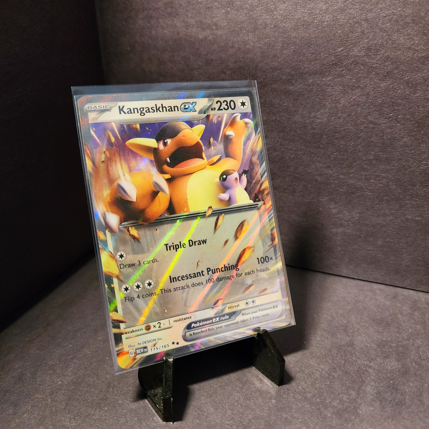 Single - Kangaskhan EX 115/165 - Scarlet and Violet 151