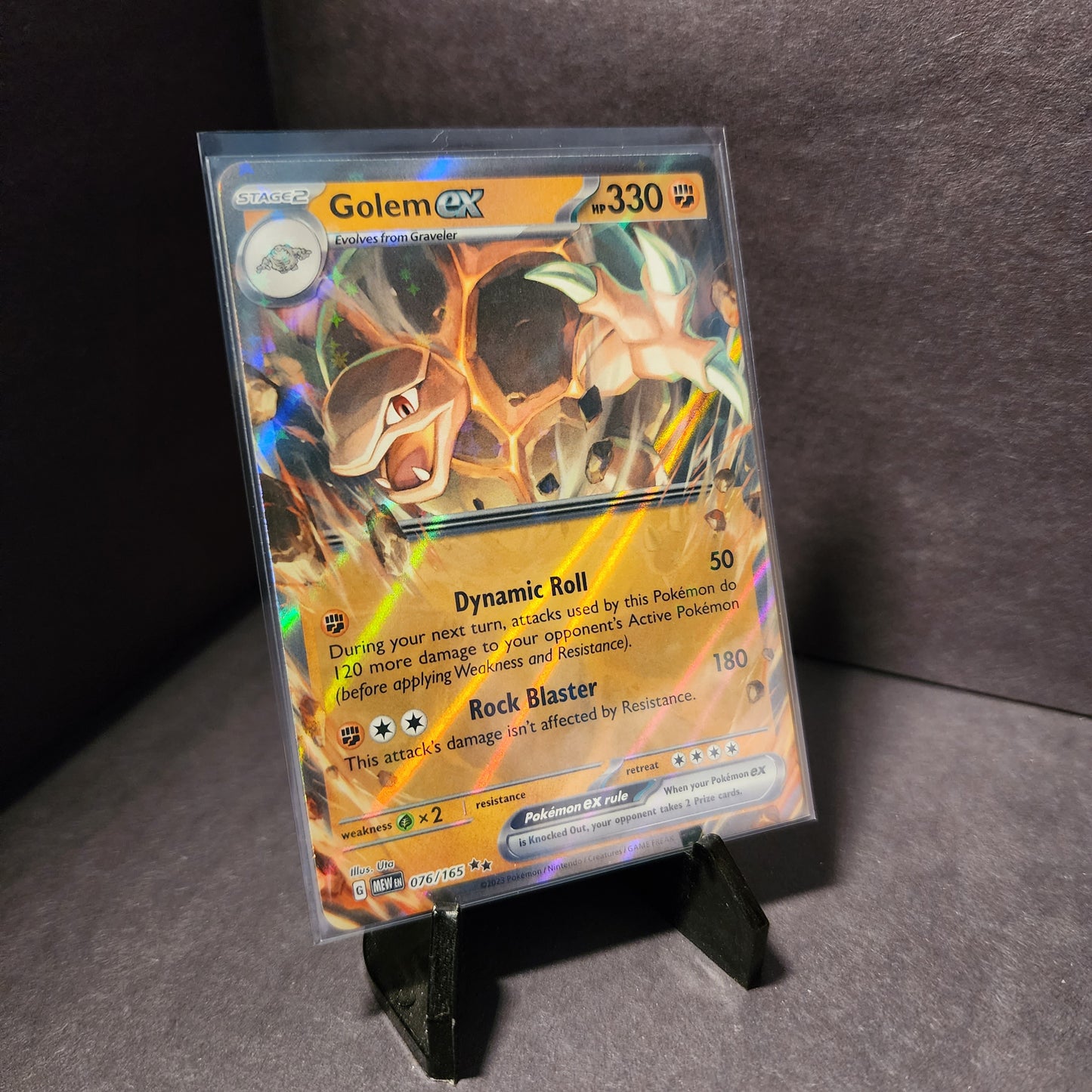 Single - Golem EX 76/165 - Scarlet and Violet 151