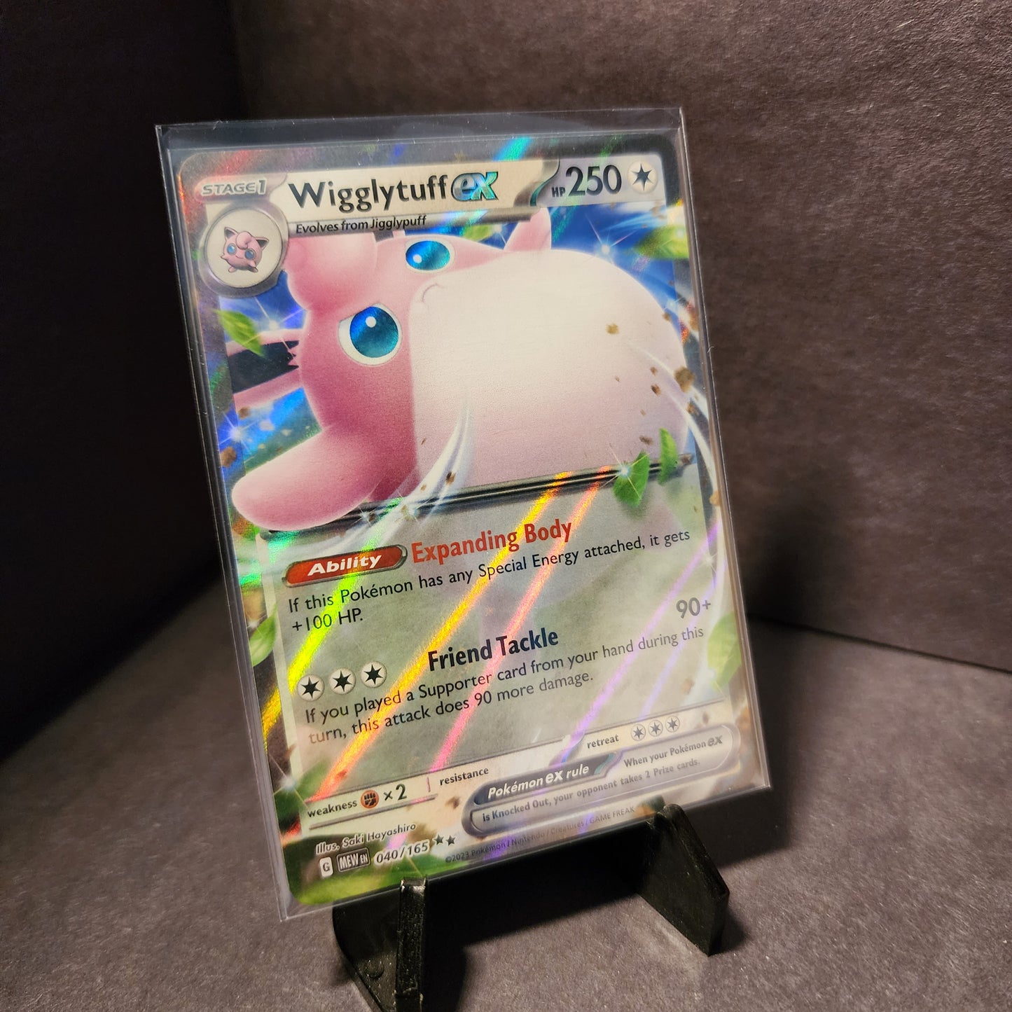 Single - Wigglytuff EX 40/165 - Scarlet and Violet 151