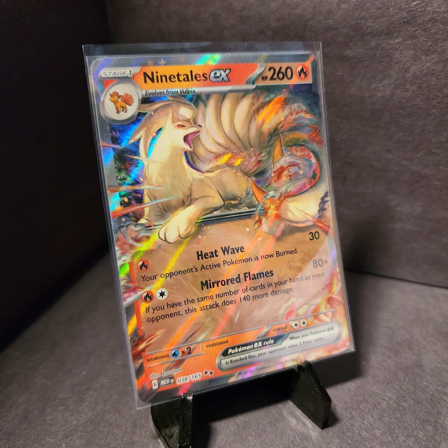Single - Ninetales EX 38/165 - Scarlet and Violet 151