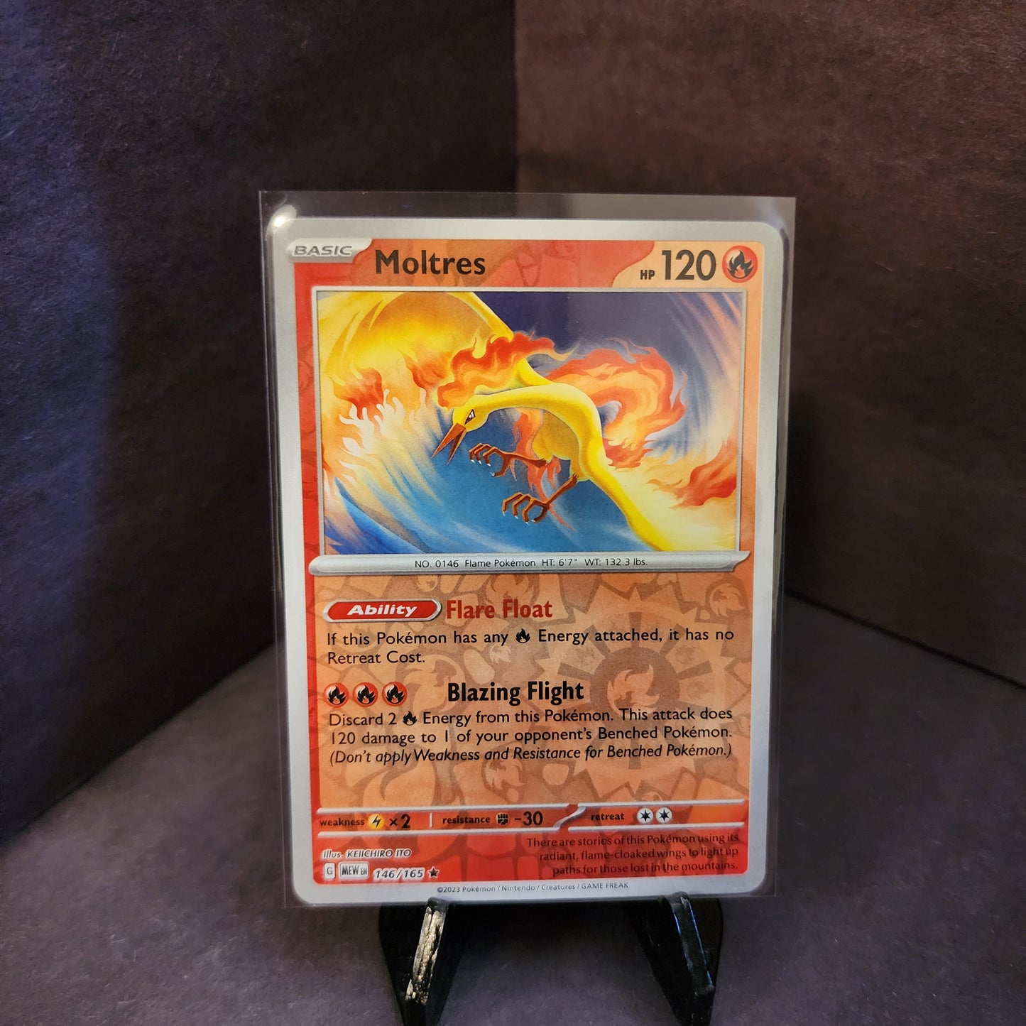 Single - Moltres RH 146/165 - Scarlet and Violet 151