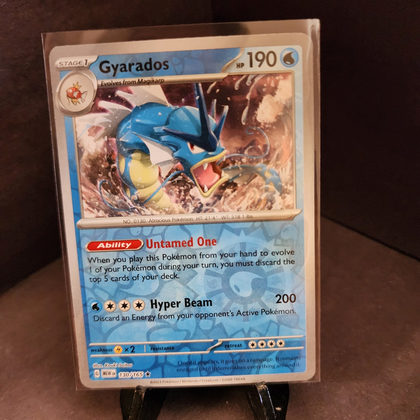 Single - Gyrados RH 130/165 - Scarlet and Violet 151