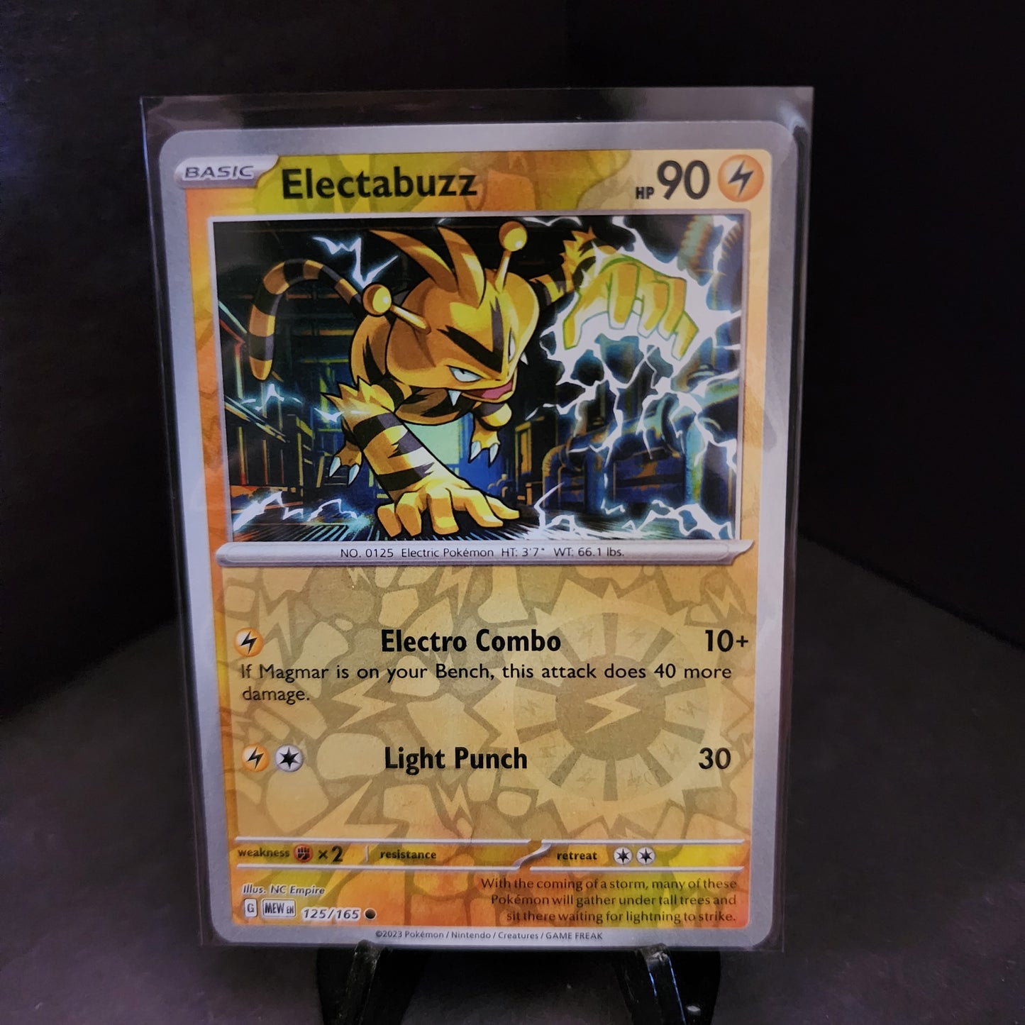 Single - Electabuzz RH 125/165 - Scarlet and Violet 151