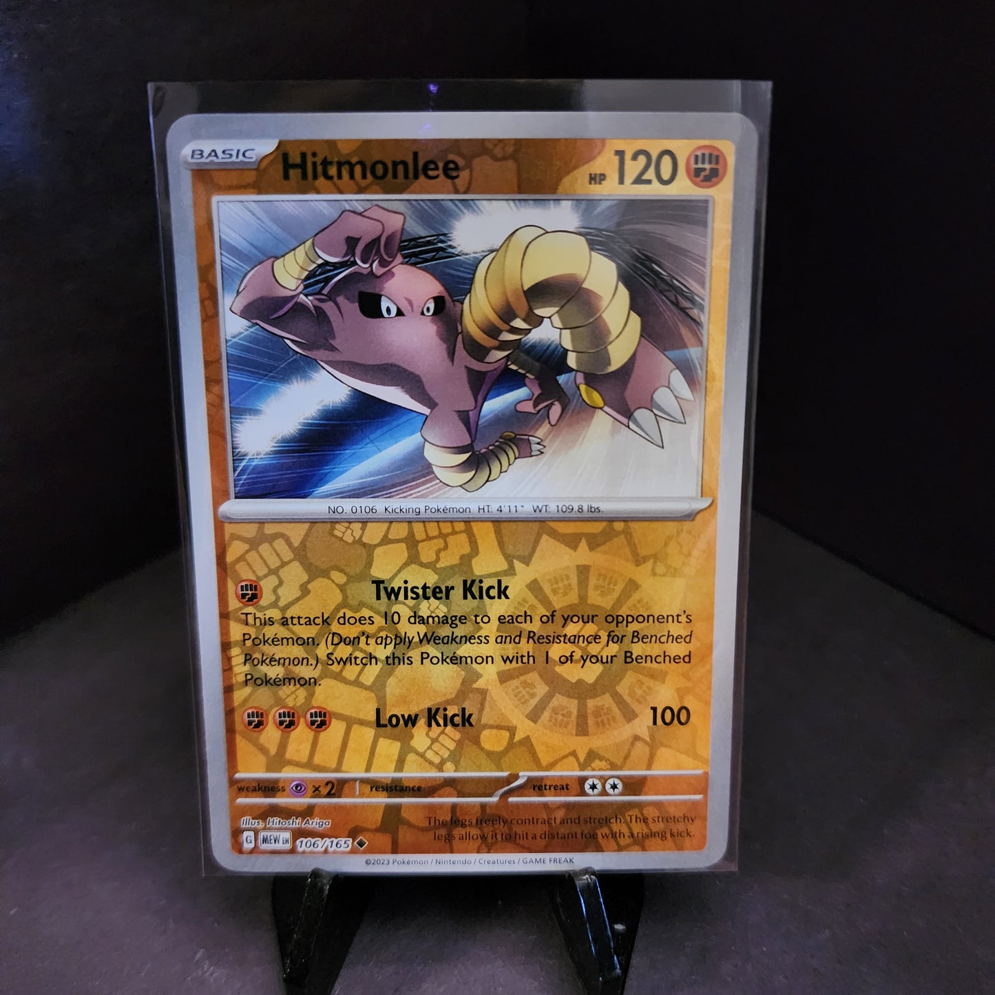 Single - Hitmonlee RH 106/165 - Scarlet and Violet 151