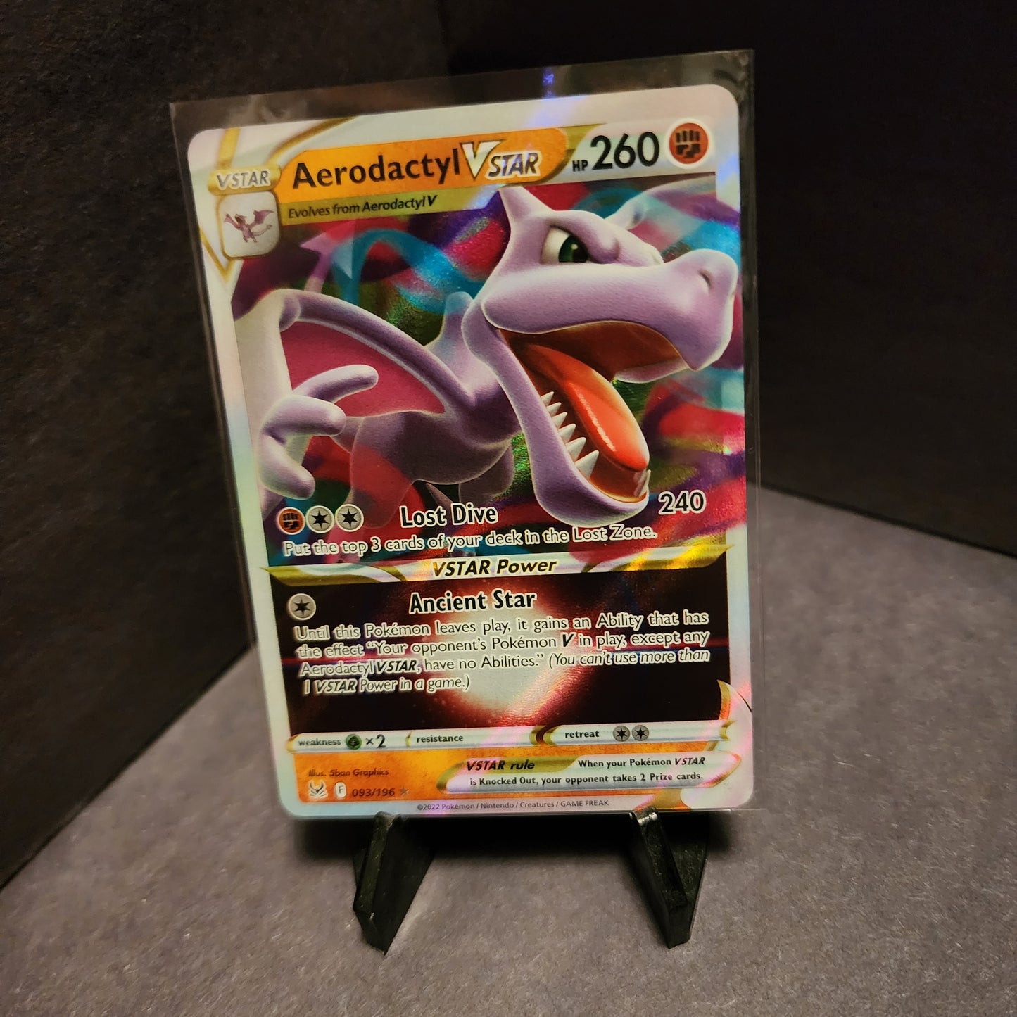 Single - Aerodactyl VSTAR 93/196 - Lost Origin