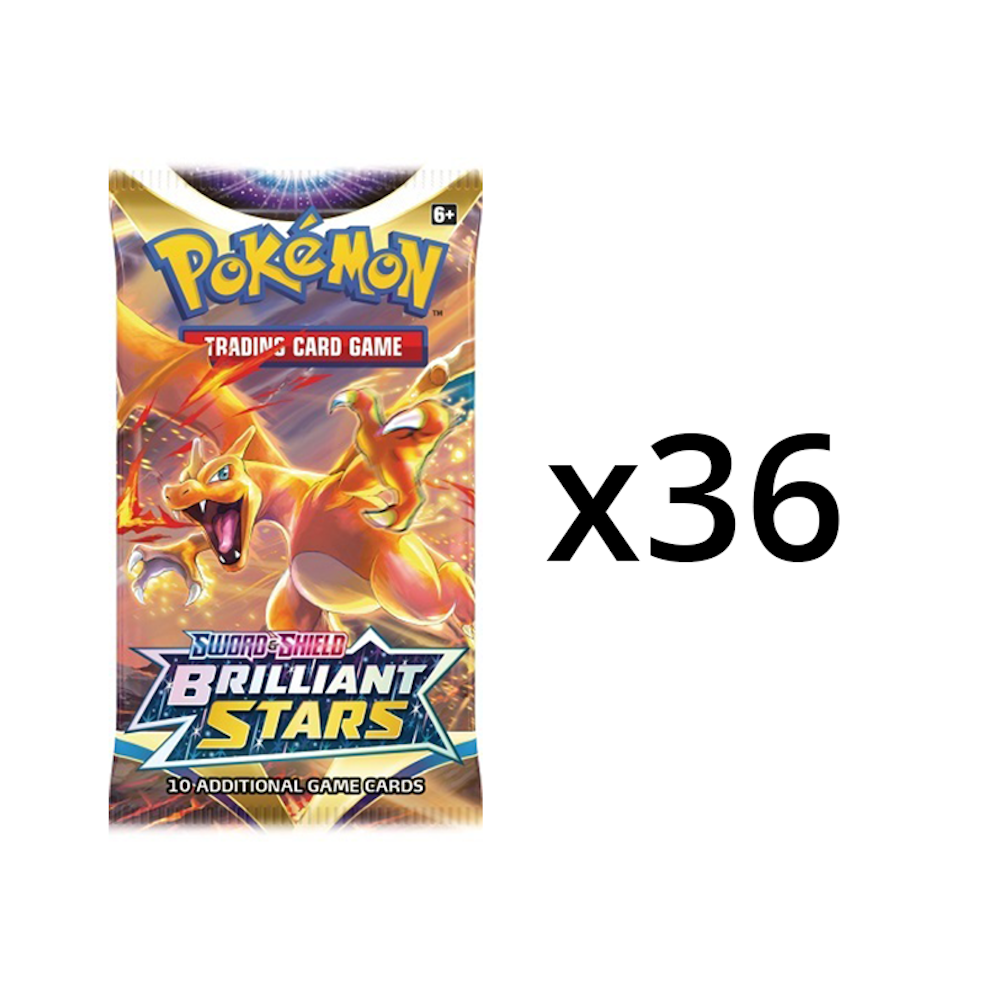 Pokémon TCG: Brilliant Stars 36 Loose Packs (Booster Box)