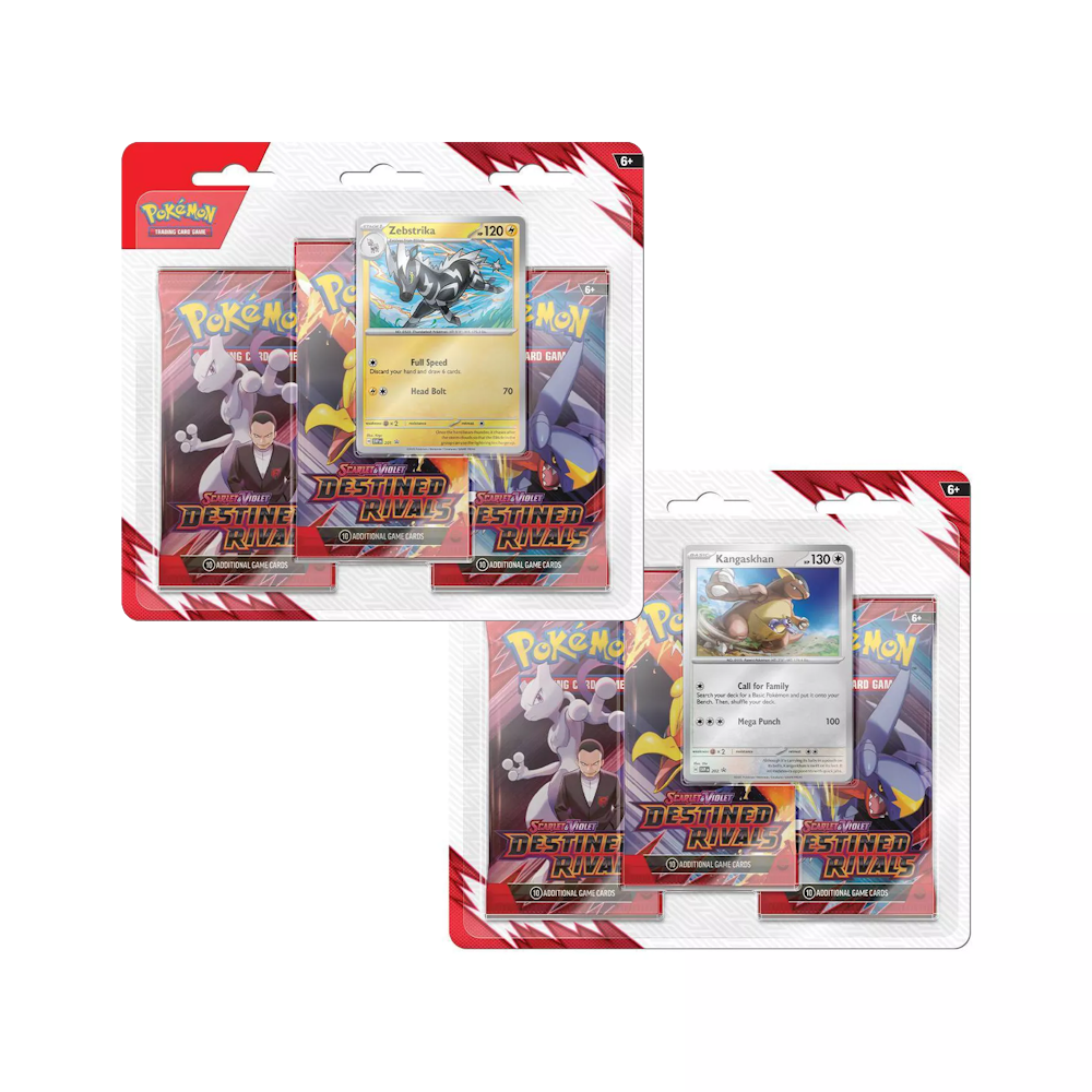 Pokémon TCG: Destined Rivals 3 Pack Blister