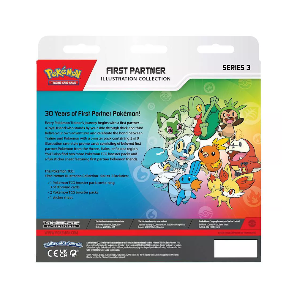 Pokémon TCG: First Partner Illustration Collection Series 3