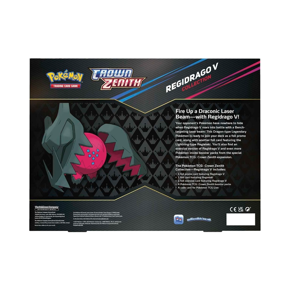 Pokémon TCG: Crown Zenith Regidrago V Collection Box