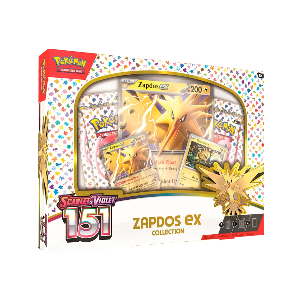 Pokémon TCG: Scarlet and Violet - 151 Zapdos EX Collection Box