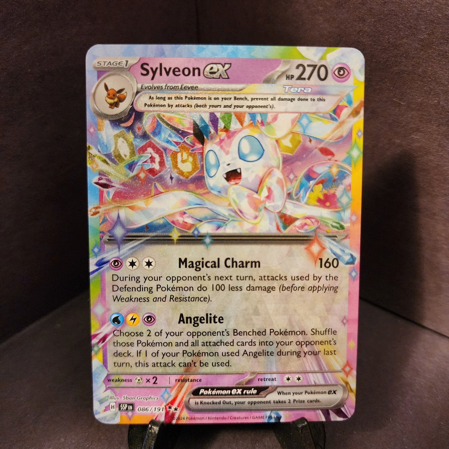 Single - Sylveon EX 86/191 - Surging Sparks