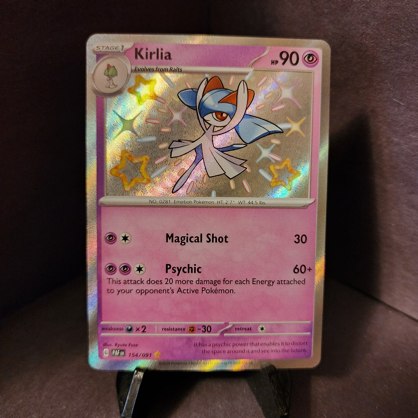 Single - Kirlia 154/091 - Paldean Fates