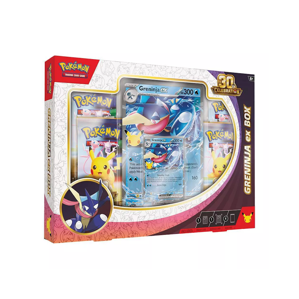Pokémon TCG: 30th Celebration Greninja ex Box