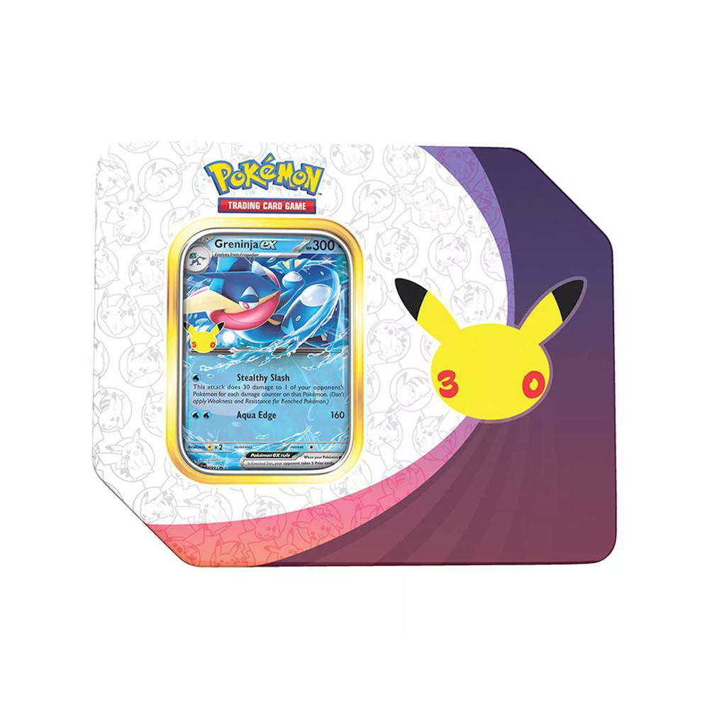 Pokémon TCG: 30th Celebration Greninja ex Tin