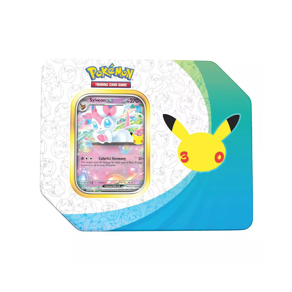 Pokémon TCG: 30th Celebration Sylveon ex Tin