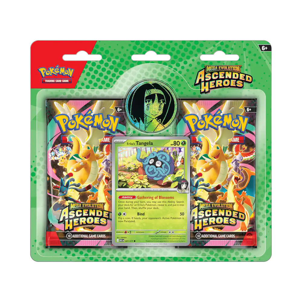 Pokémon TCG: Ascended Heroes 2 Pack Blister (Erika)