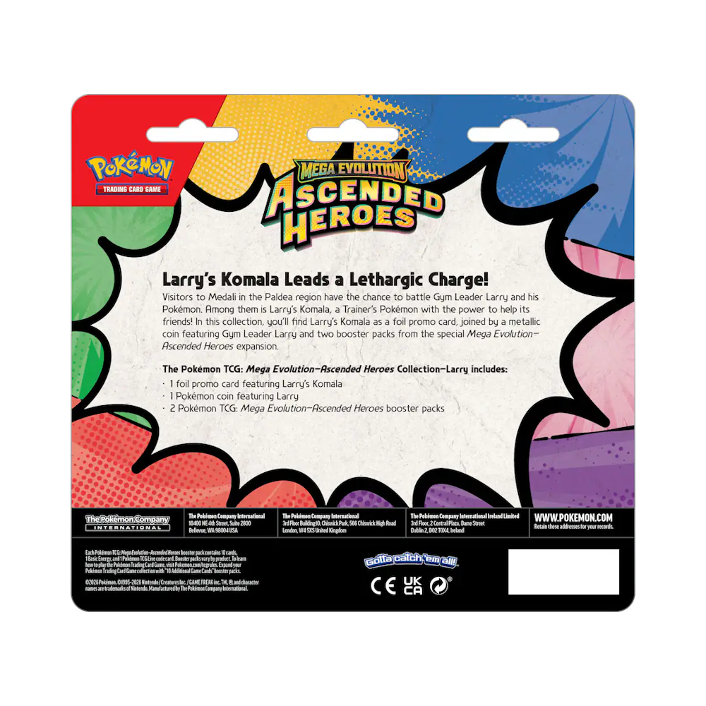 Pokémon TCG: Ascended Heroes 2 Pack Blister (Larry)