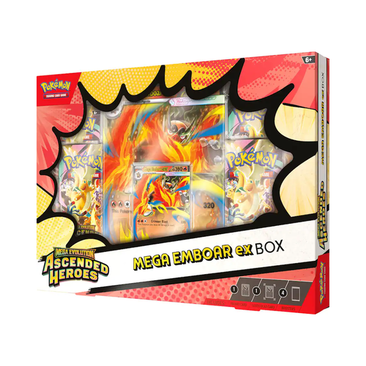 Pokémon TCG: Mega Emboar ex Box