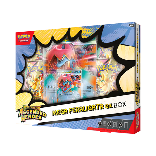 Pokémon TCG: Mega Feraligatr ex Box