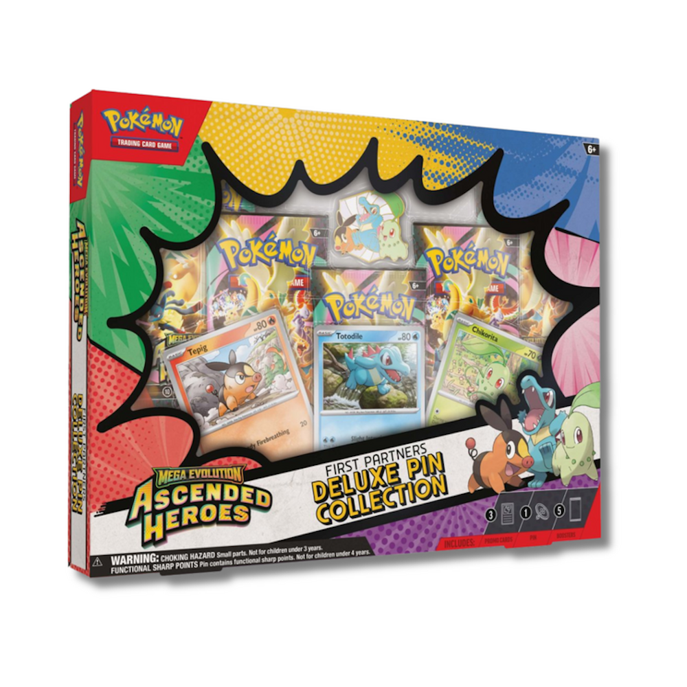 Pokémon TCG: Ascended Heroes First Partners Deluxe Pin Collection