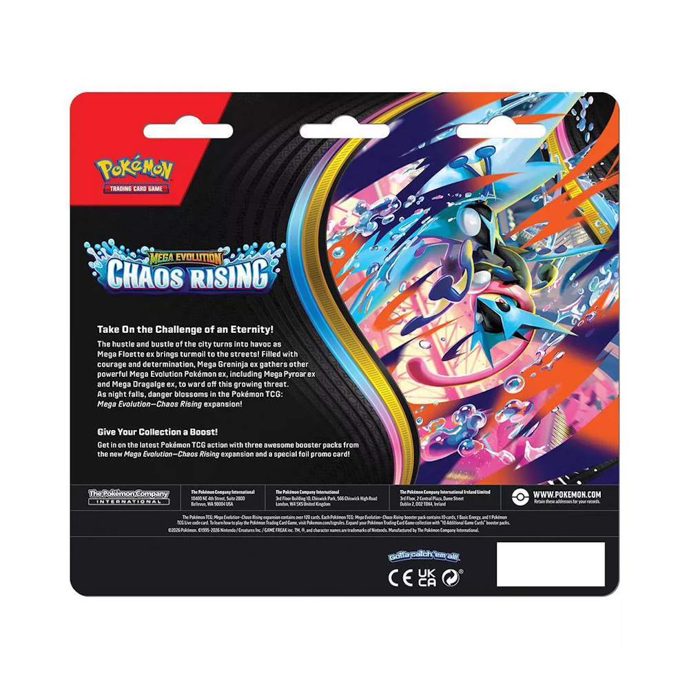 Pokémon TCG: Chaos Rising 3-Pack Blister (Charmeleon)