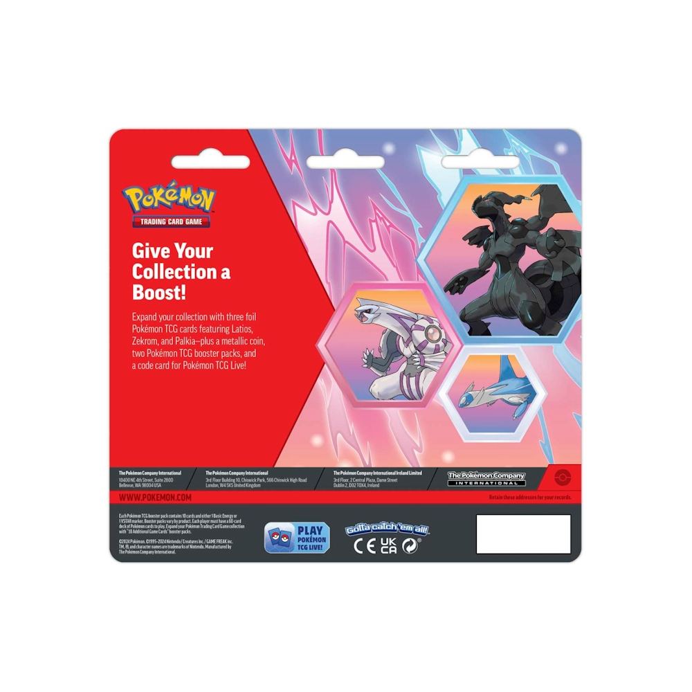 Pokémon TCG: 2 Pack Blister (Latios, Palkia, Zekrom) 3 Tab