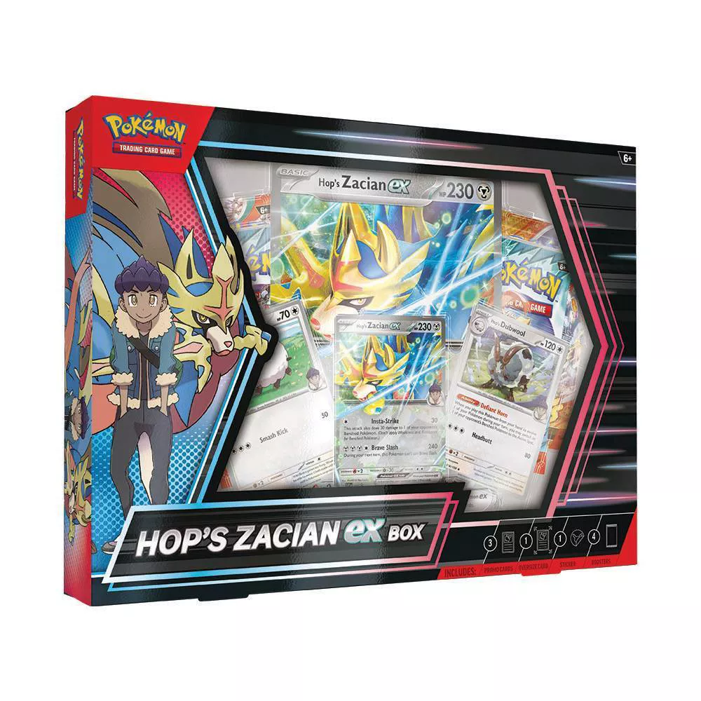 Pokémon TCG: Hop's Zacian ex Box