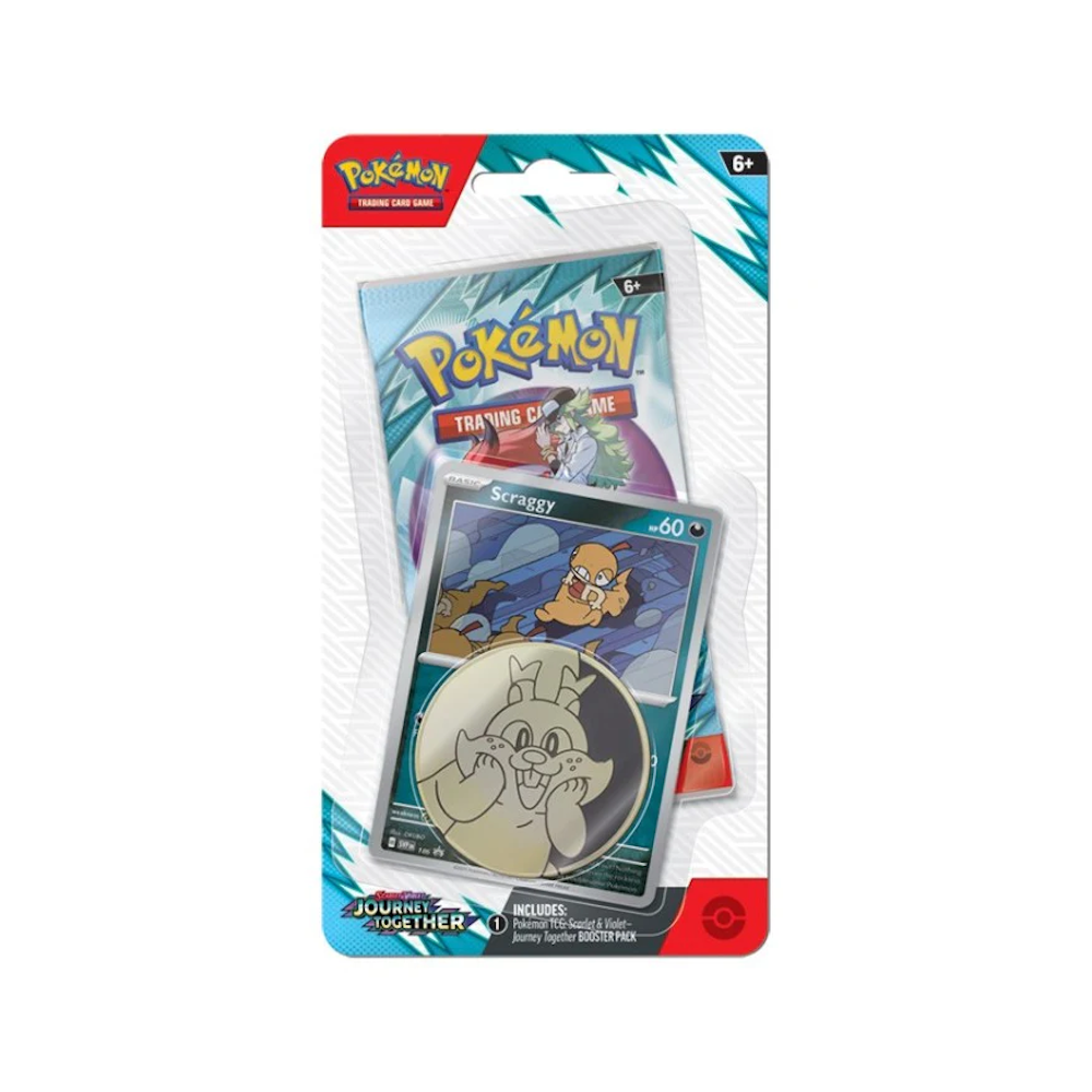 Pokémon TCG: Journey Together Single Pack Blister (Scraggy)