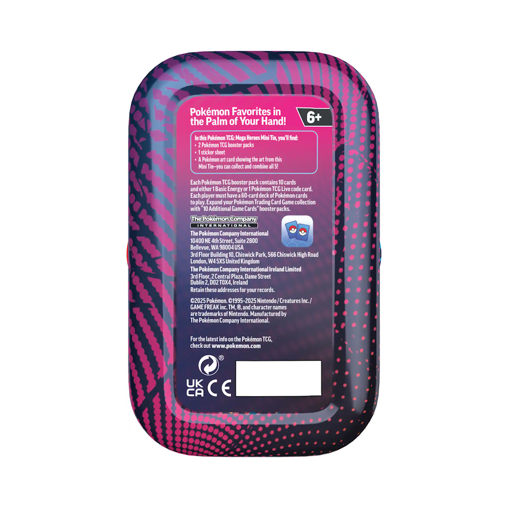 Pokémon TCG: Mega Heroes Mini Tin