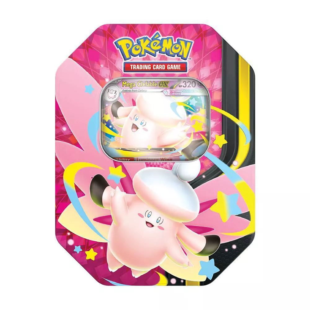 Pokémon TCG: Mega Moonlit Tin (Mega Clefable ex)