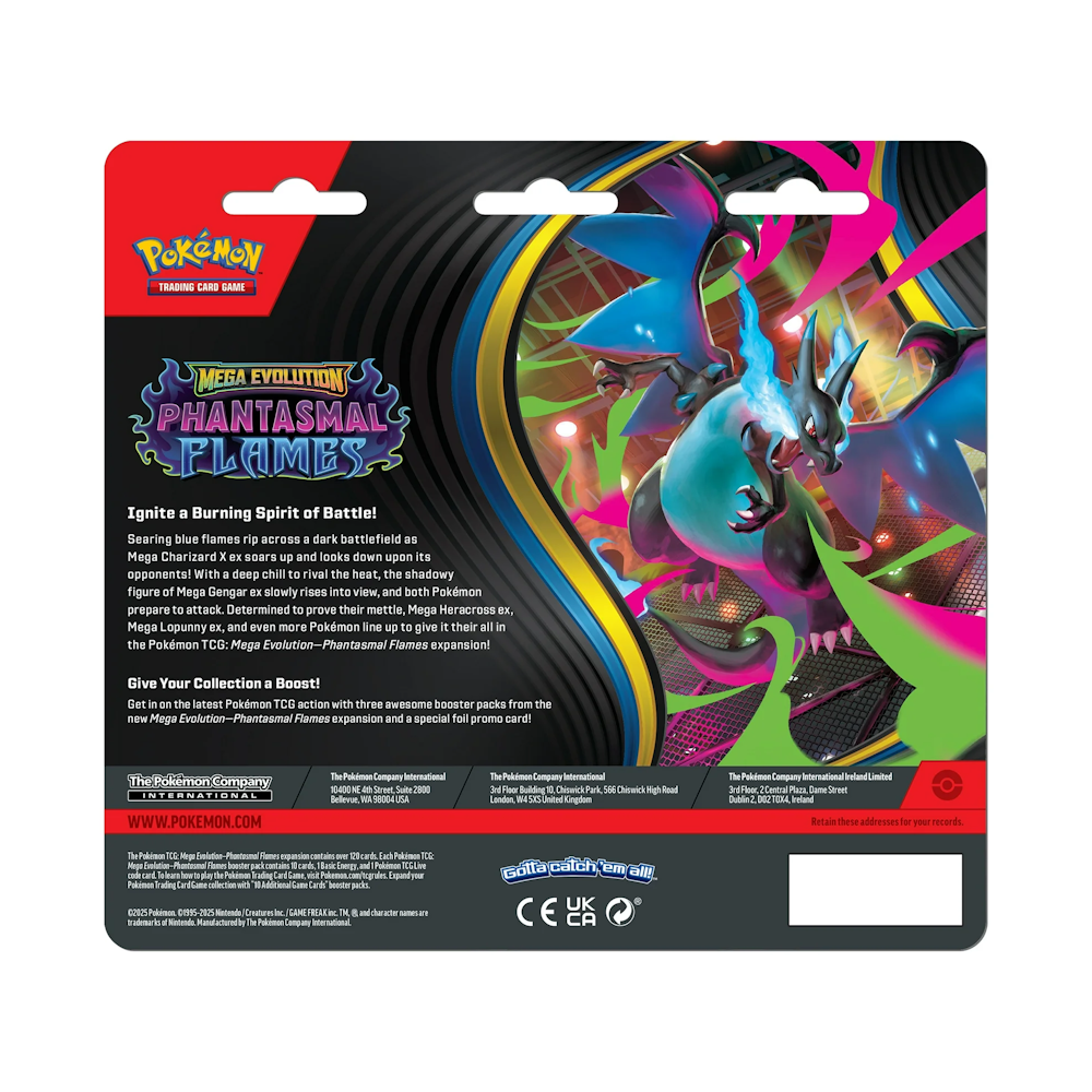 Pokémon TCG: Phantasmal Flames 3-Pack Blister (Sneasel)