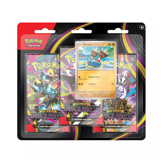 Pokémon TCG: Pitch Black 3-Pack Blister (Binacle)