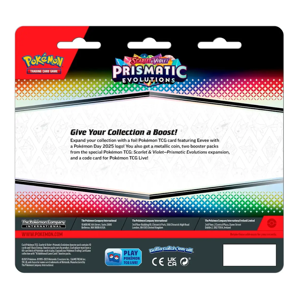 Pokémon TCG: Prismatic Evolutions 2 Pack Blister