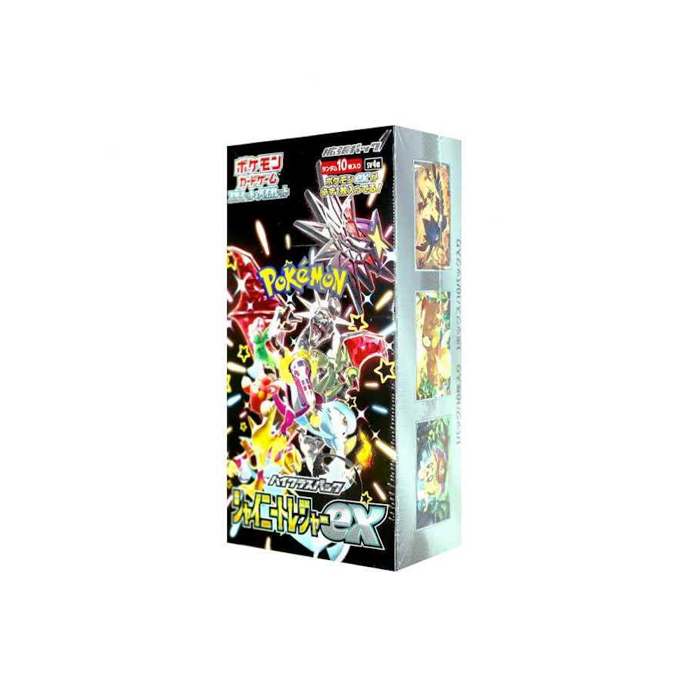pokemon shiny vault booster box Pokémon TCG: Shiny Treasure EX Booster Box (SV4a, JPN) – Cardboard Clubhouse