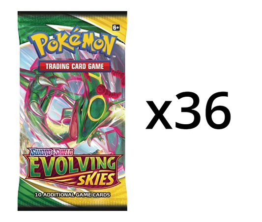 Pokémon TCG: Evolving Skies 36 Loose Packs (Booster Box)